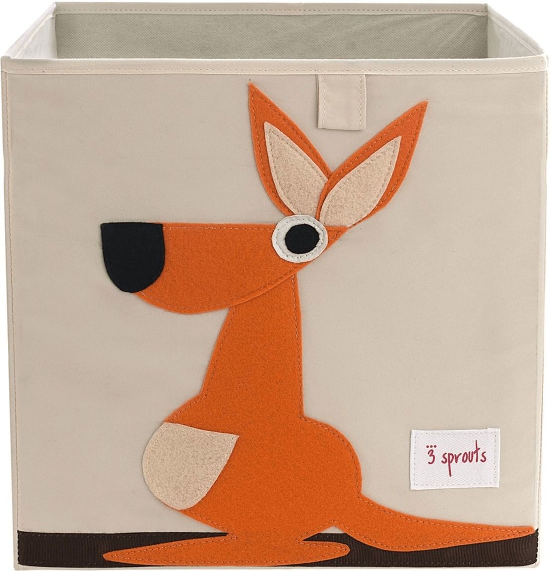 3 Sprouts Cube de rangement kangourou