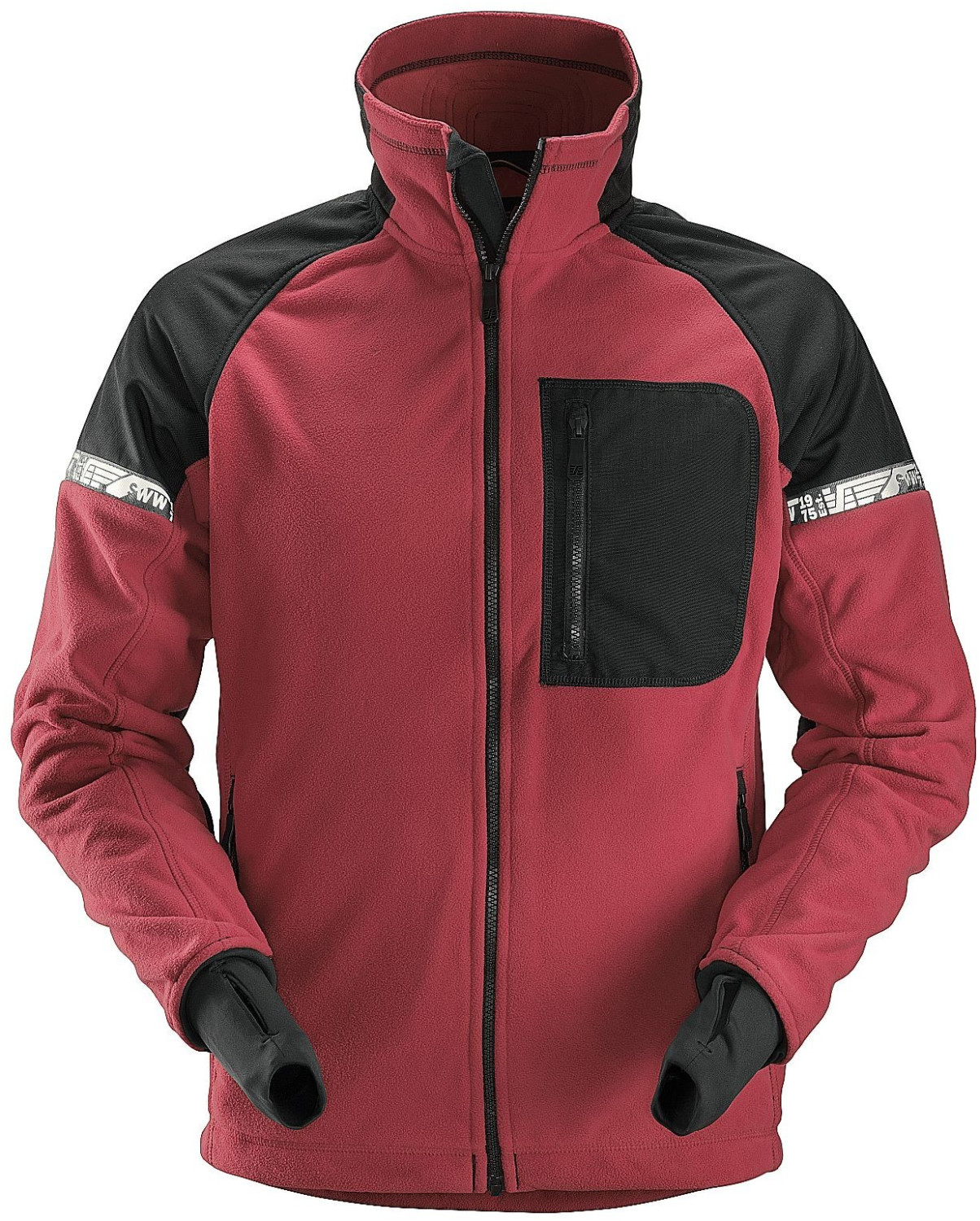 Snickers 8005 AllroundWork Winddichte Fleece Jacket chilli