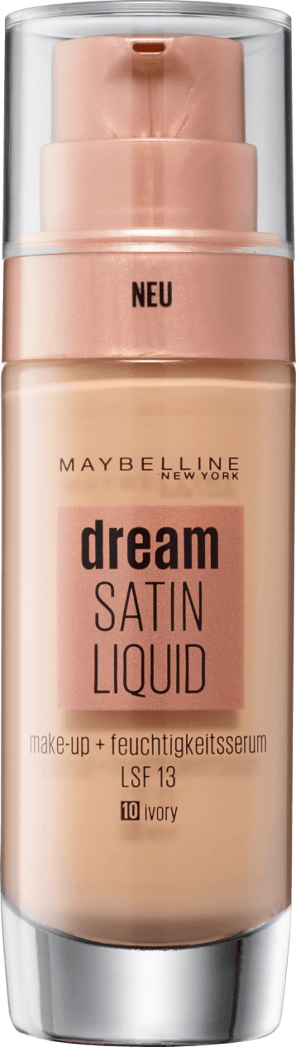 Gemey Maybelline Dream Satin Liquid Foundation 10 Ivory (30ml)