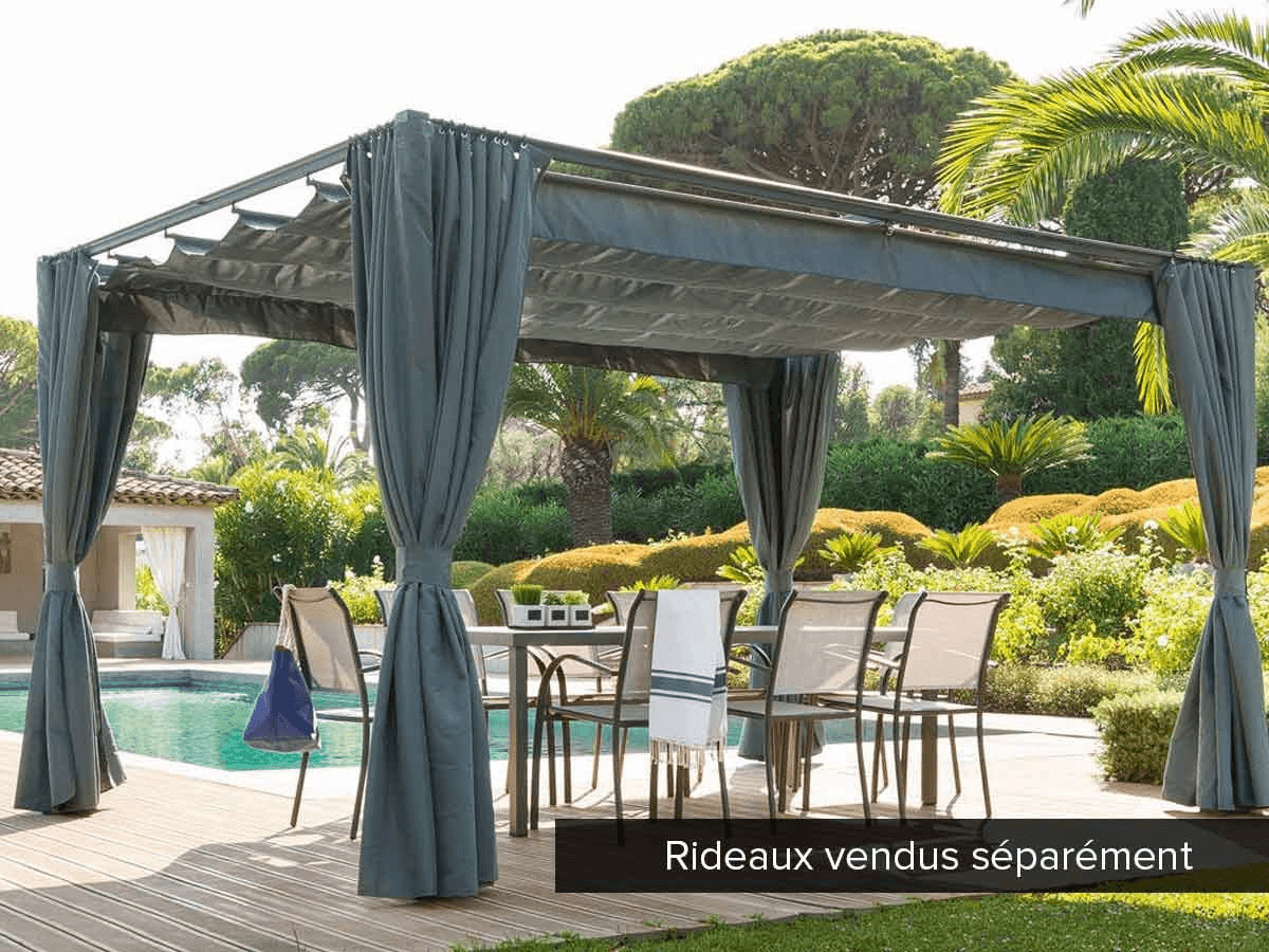 Hespéride Palmeira 3 x 4 m ardoise