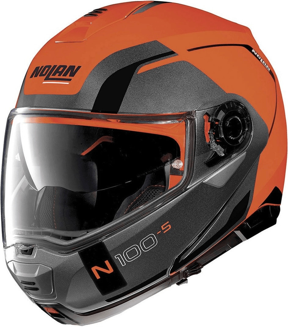 Nolan N100-5 Consistency grey/orange