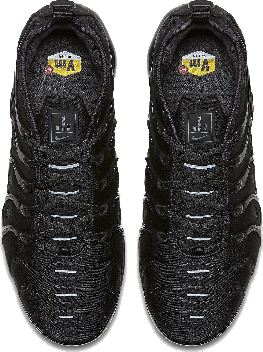 All black vapormax plus men's hot sale