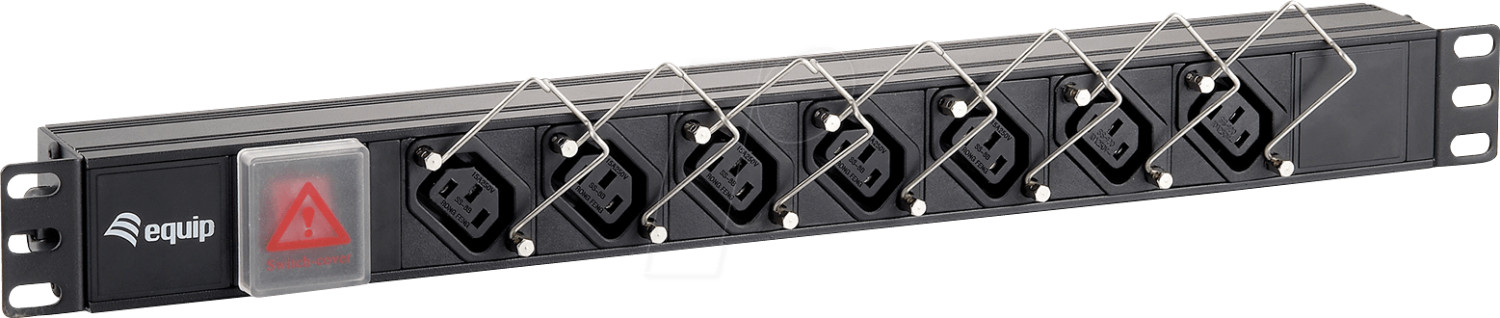 Equip 19 Schuko-C13 black (333300)