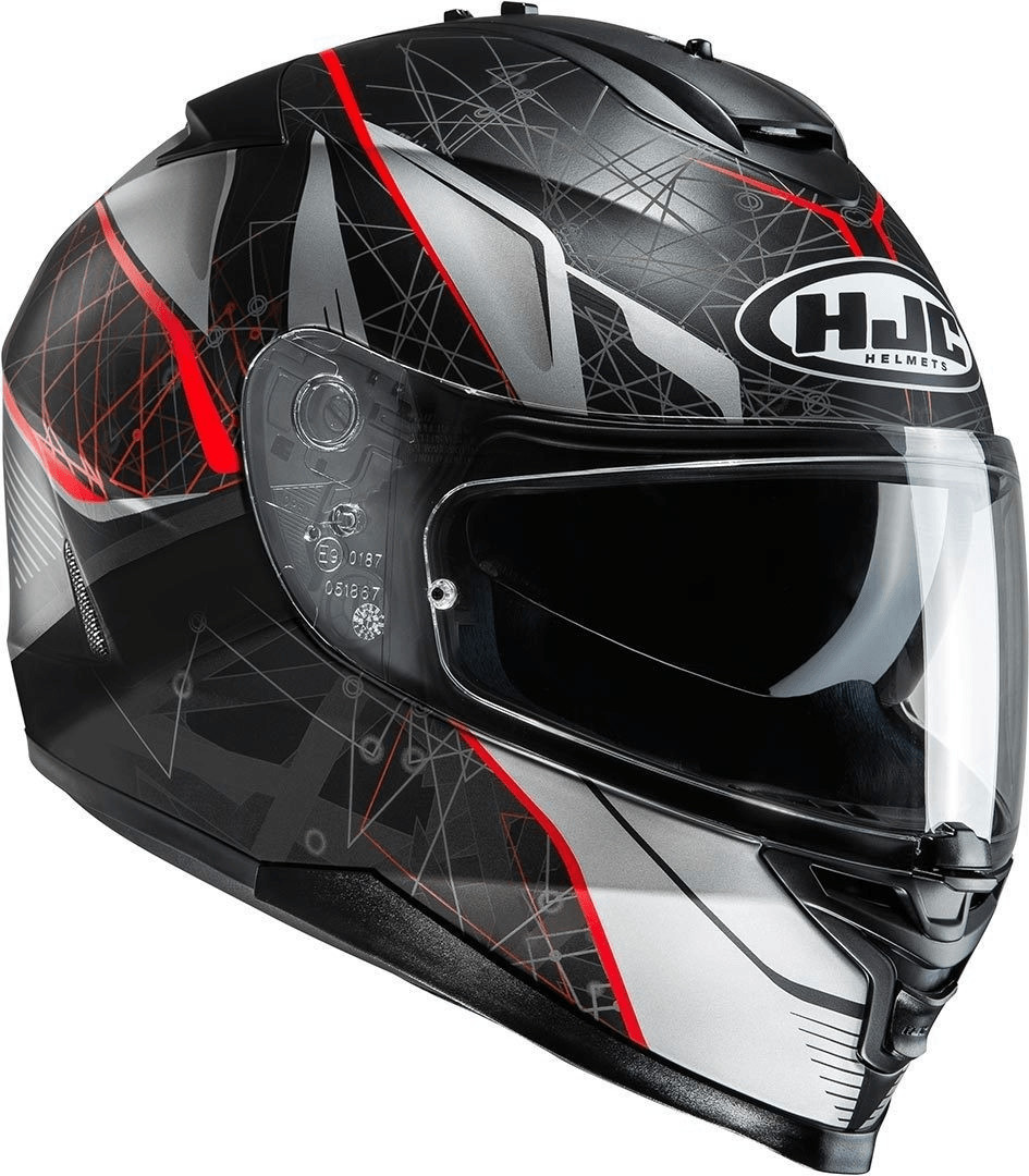HJC IS-17 Daugava black/white/red