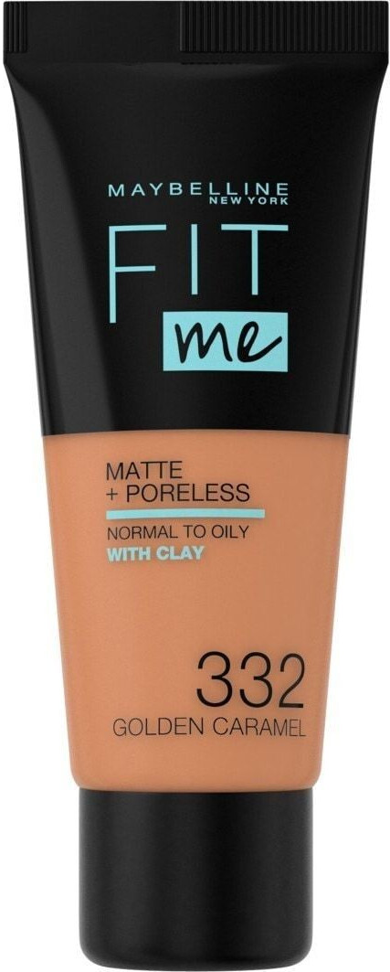 Gemey Maybelline Fit me! Matte + Poreless Make-up 332 Golden Caramel (30ml)