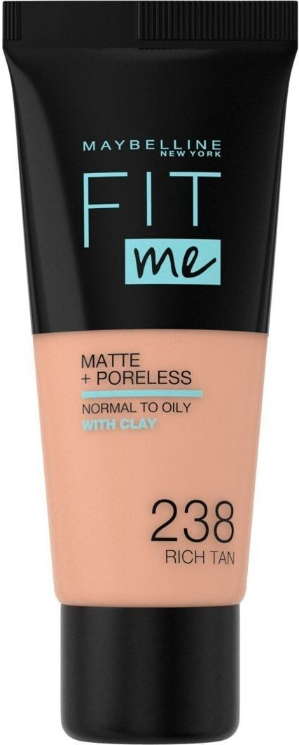 Gemey Maybelline Fit me! Matte + Poreless Make-up 238 Rich Tan (30ml)