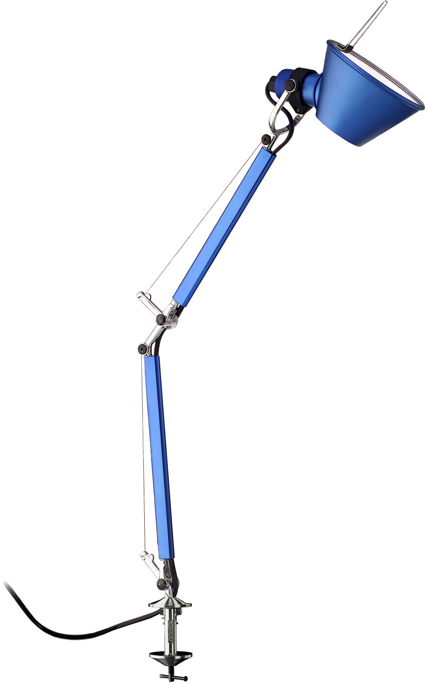 Artemide Tolomeo Micro mit Tischklemme blue