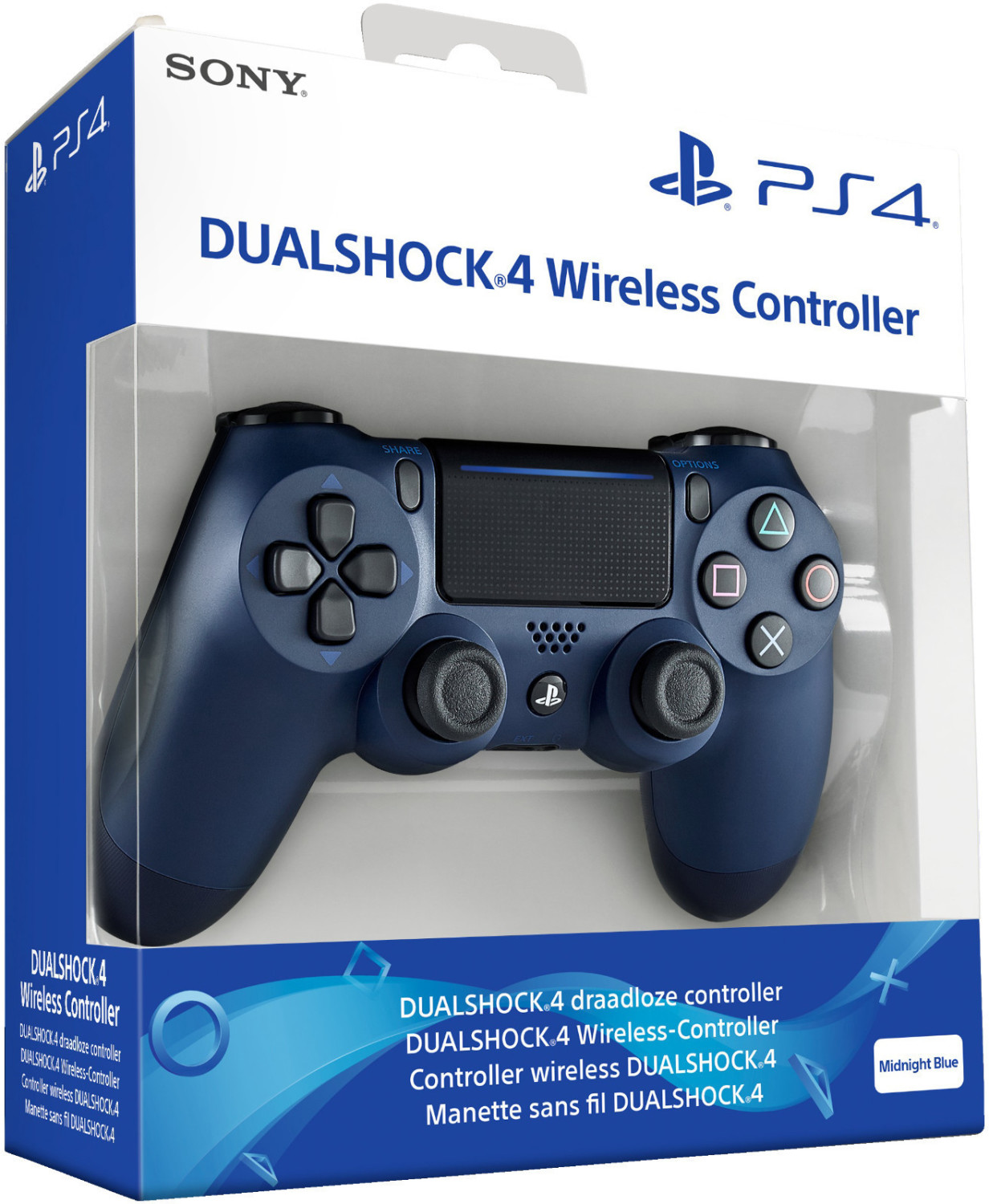Buy Sony DualShock 4 Controller (Midnight Blue) from £44.99 (Today) – Best  Deals on