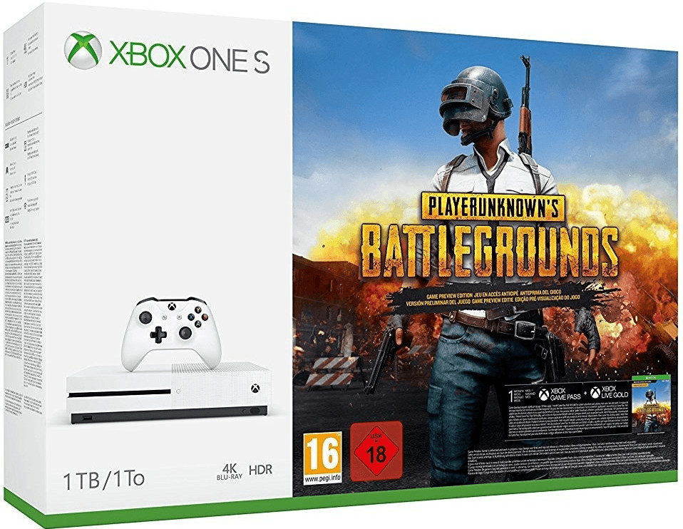 Microsoft Xbox One S 1TB + Playerunknown's Battlegrounds