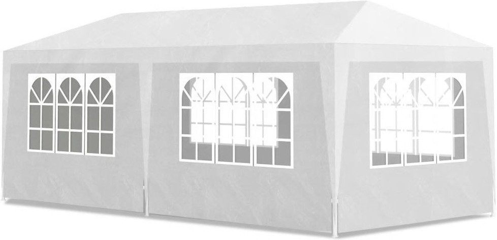 VidaXL Tente de réception 3 x 6 m blanc