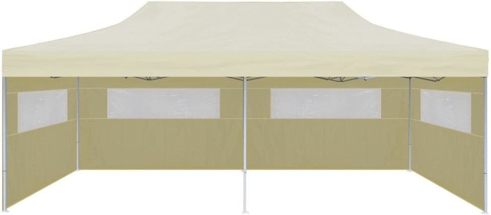 VidaXL Tente de réception pliable 3 x 6 m crème (41582)