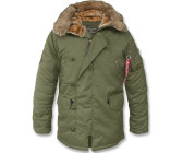 Alpha industries explorer dark green top