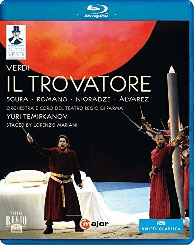 Verdi: Il Trovatore [Parma 2010] [Nucci, Sgura, Fantini, Romano, Alvarez] [C Major: 723504] [Blu-ray] [2013] [Region Free]
