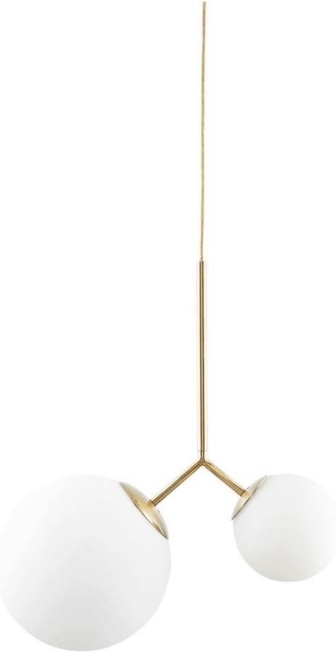 House Doctor Twice 70 cm white/gold