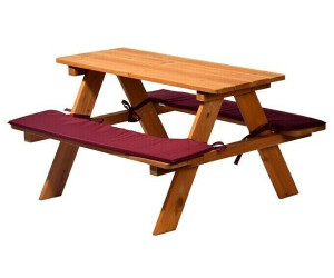 Dobar Picknicktisch Holz 89x79x50 Cm Braun 94353fsc Ab 47 99