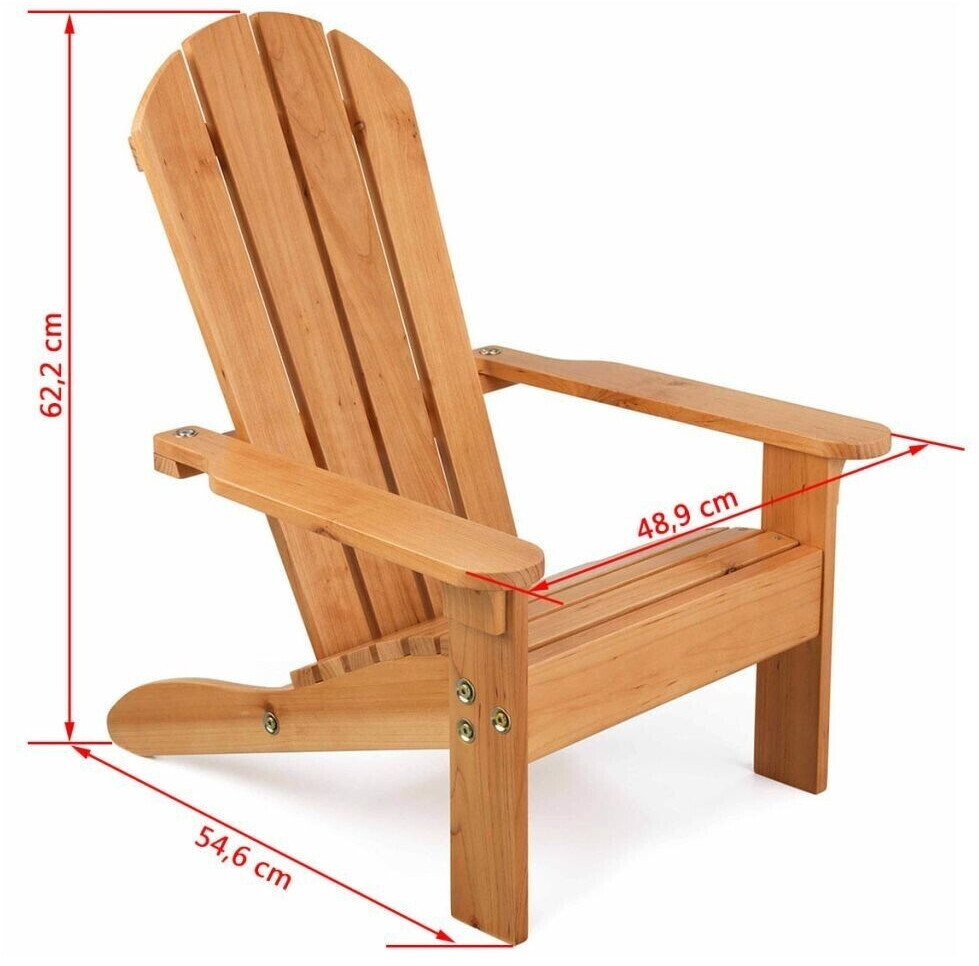 KidKraft Chaise Adirondack couleur miel (00083)