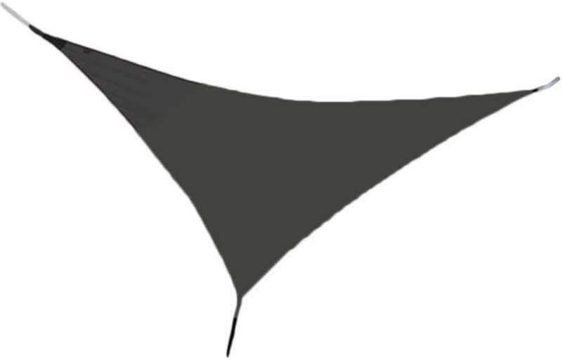 JardiDéco Voile d'ombrage triangulaire 3,60 m noir