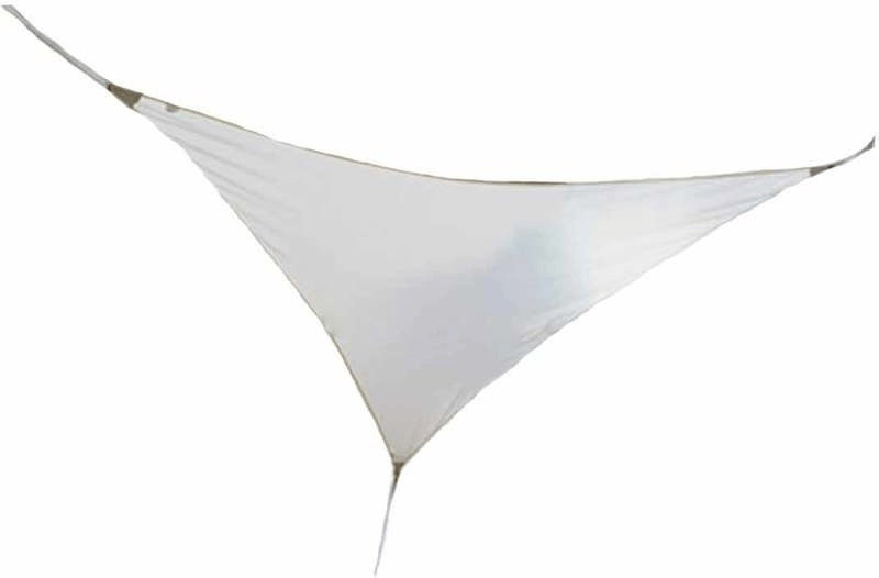 JardiDéco Voile d'ombrage triangulaire 3,60 m blanc