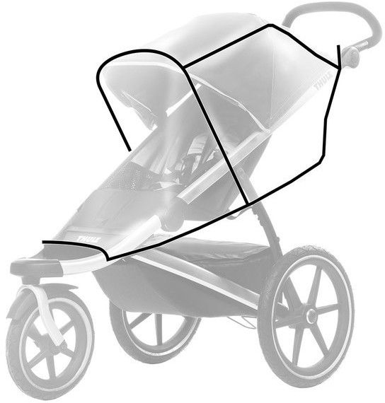 Thule Urban Glide Single Raincover Transparent (2018)