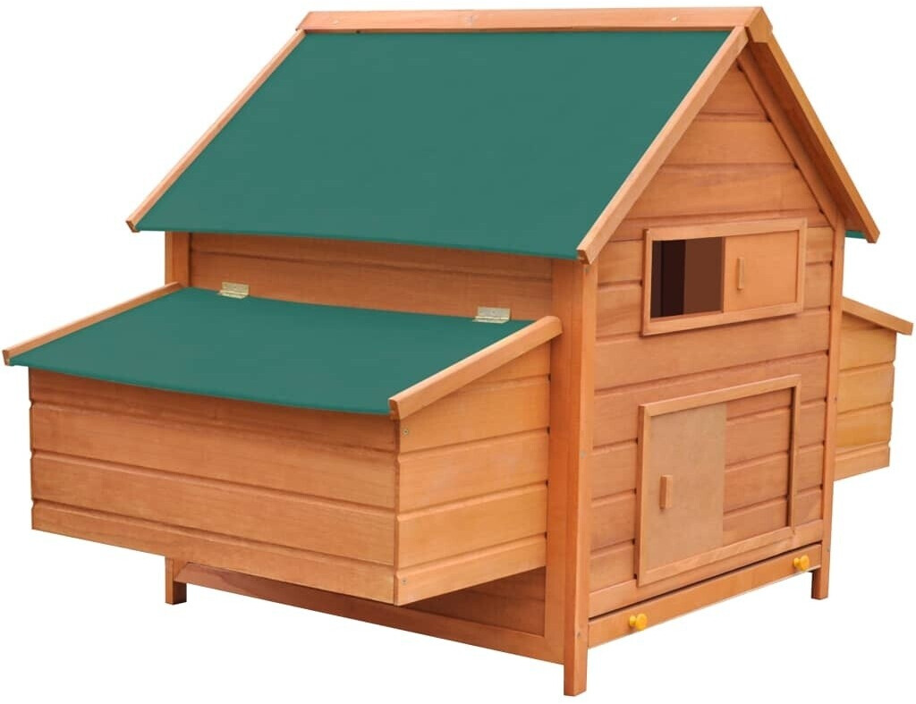 VidaXL Poulailler bois 157 x 97 x 110 cm