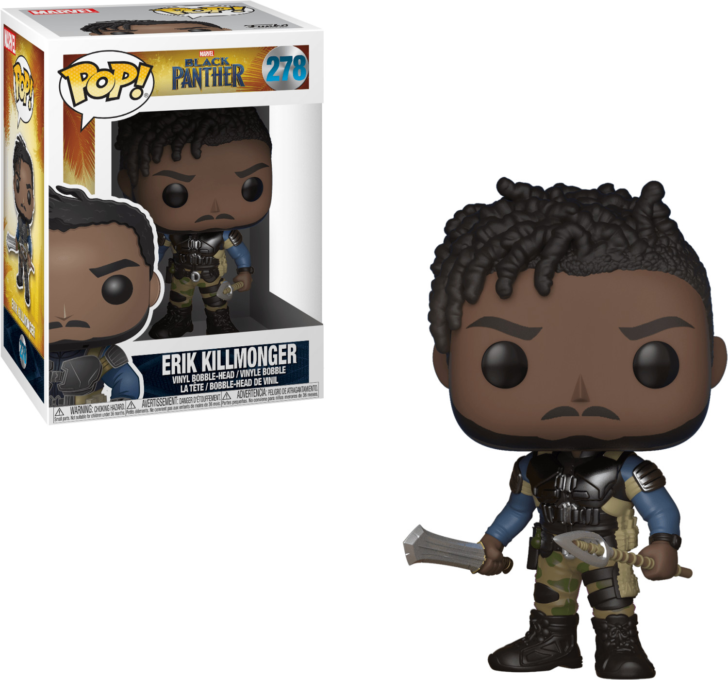 Funko Pop! Marvel: Black Panther - Erik Killmonger