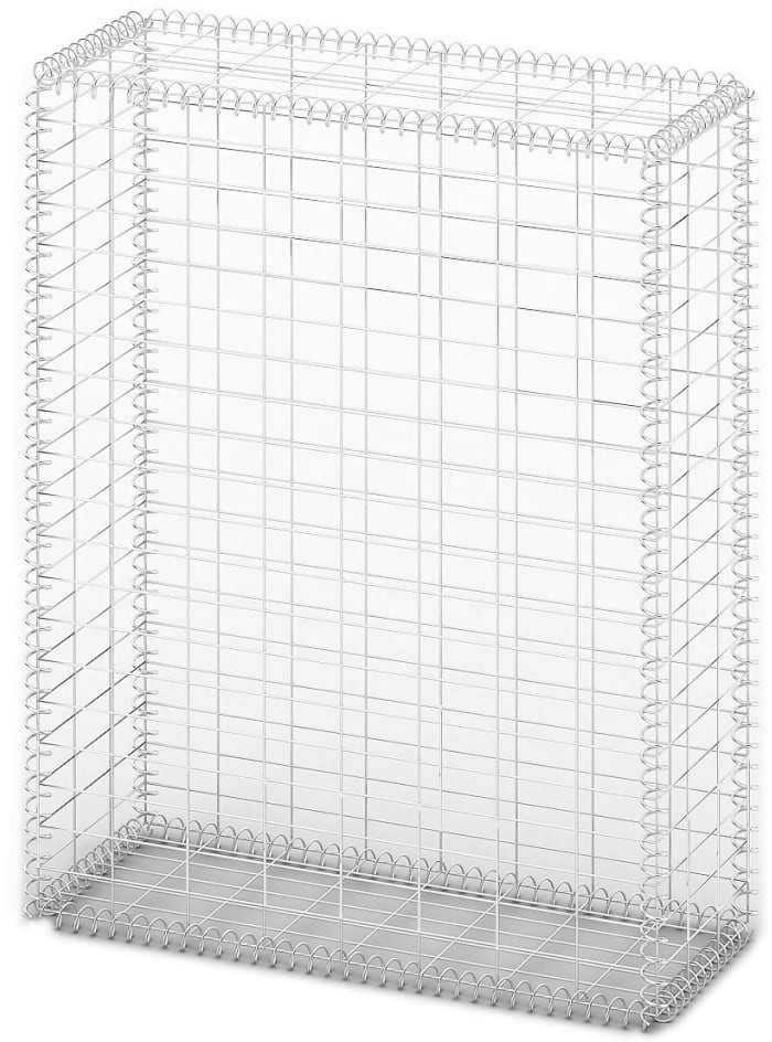 VidaXL Colonna gabbione 100 x 80 x 30 cm