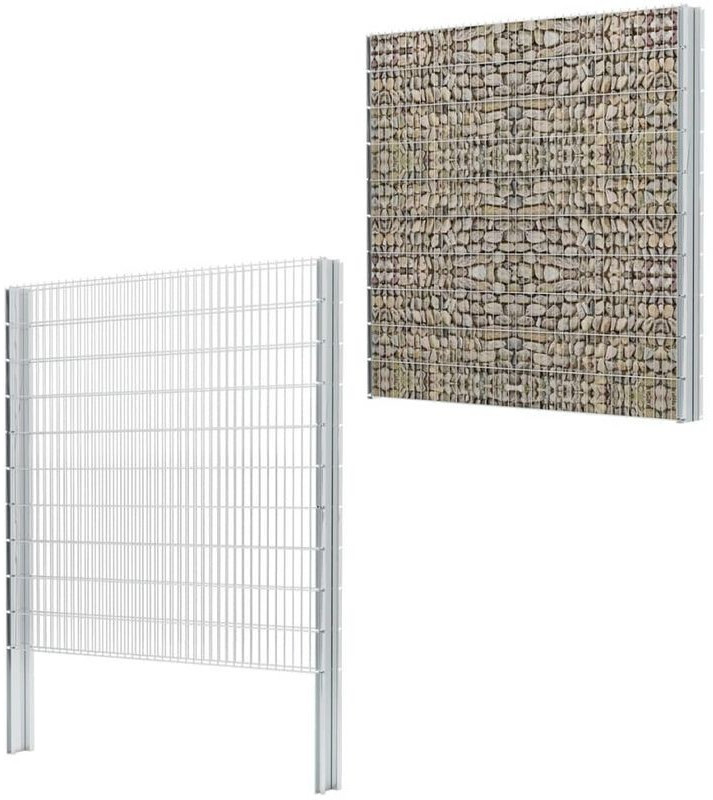 vidaXL Ensemble clôture gabion 2008 x 2030 mm - 16 m