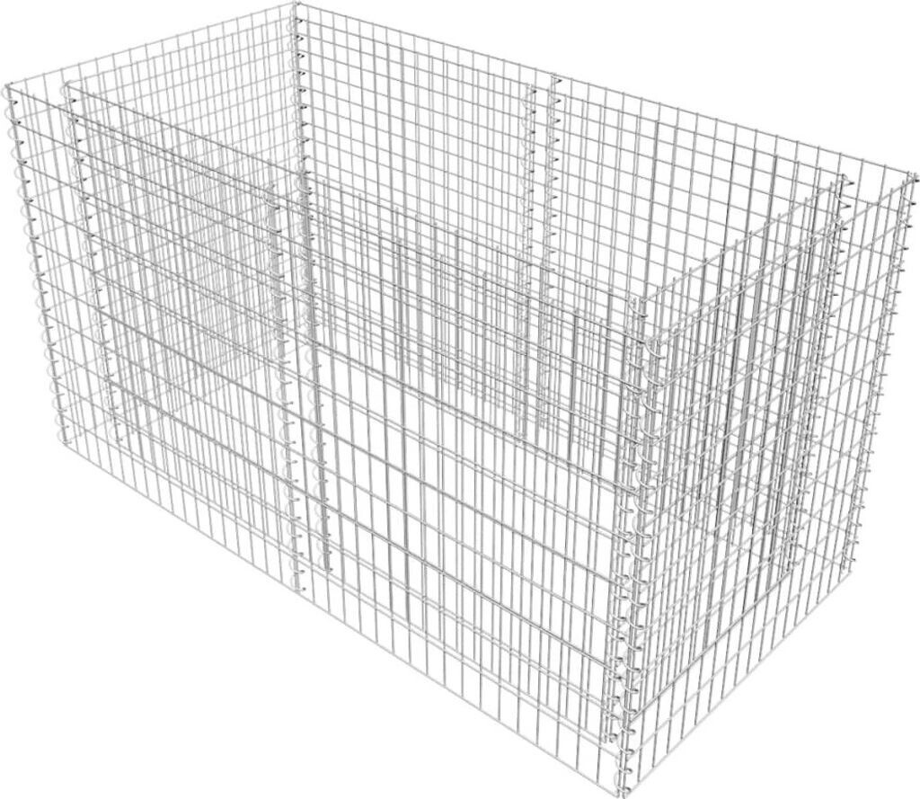 vidaXL Jardinière à gabion 180 x 90 x 100 cm