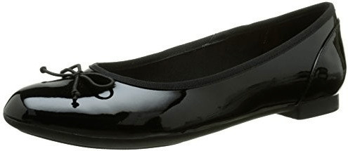 Clarks Couture Bloom black patent