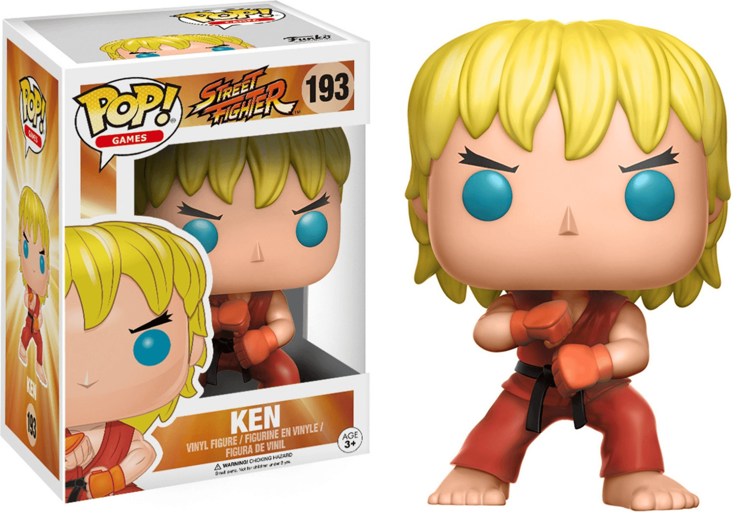 Funko Pop! Games: Street Fighter- Ken Special Attack 193