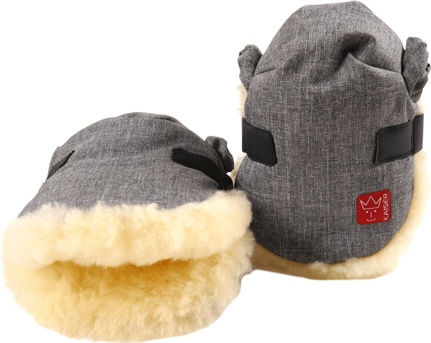 Kaiser Handmuff Twoolly Double Melange Grey