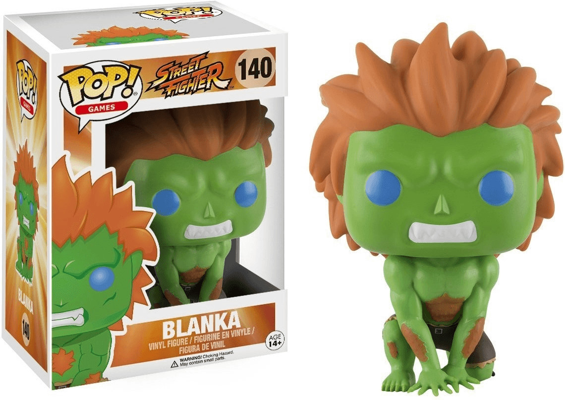 Funko Pop! Games: Street Fighter - Blanka Green Orange 140