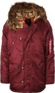 Alpha Industries N3B VF 59 Man burgundy