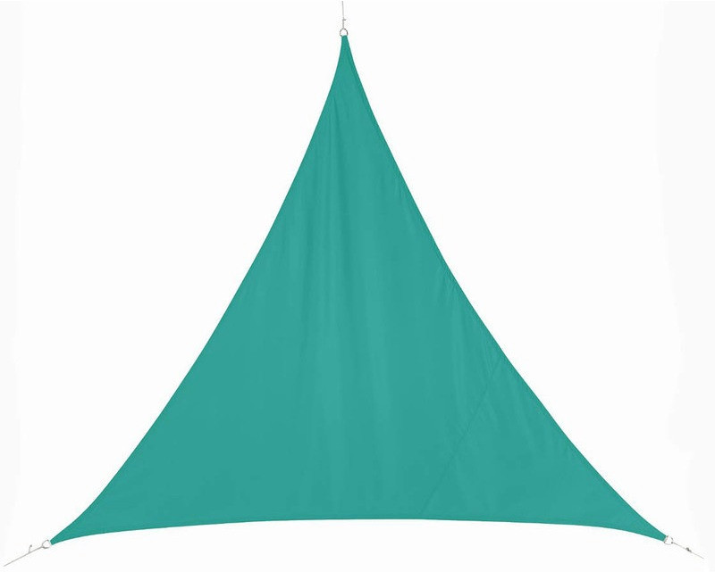 Hespéride Voile d'ombrage triangulaire Curacao 3 m émeraude