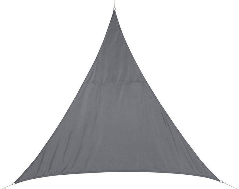 Hespéride Voile d'ombrage triangulaire Curacao 4 m gris