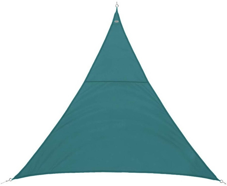 Hespéride Voile d'ombrage triangulaire Curacao 4 m bleu orage