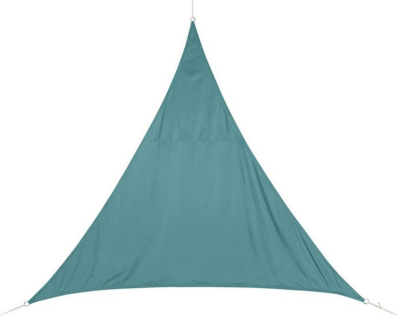 Hespéride Voile d'ombrage triangulaire Curacao 5 m bleu orage