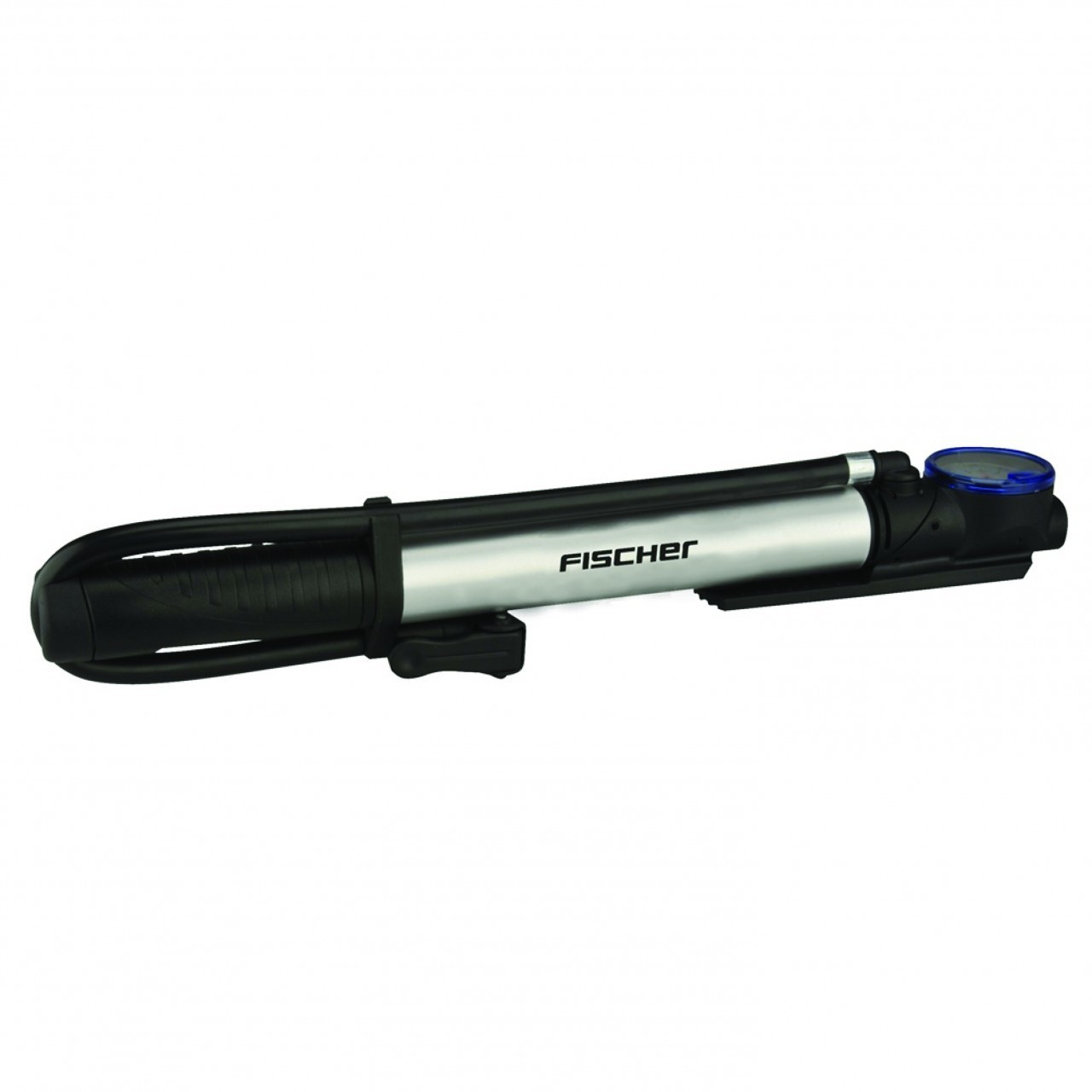 Fischer 2in1 Mini Floor Pump (85591, black)