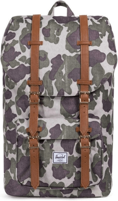 Herschel Little America Backpack frog camo/tan