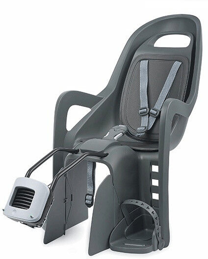 Polisport Groovy FF Seggiolino Bici Bambino – Grigio – Sicuro E Comfortevole