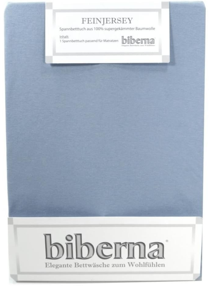 Biberna Jersey-Stretch (77144)  180x200-200x200cm  ice-blue