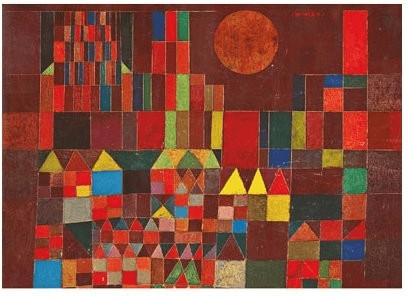Piatnik Paul Klee : Château et Soleil (1000 pièces)