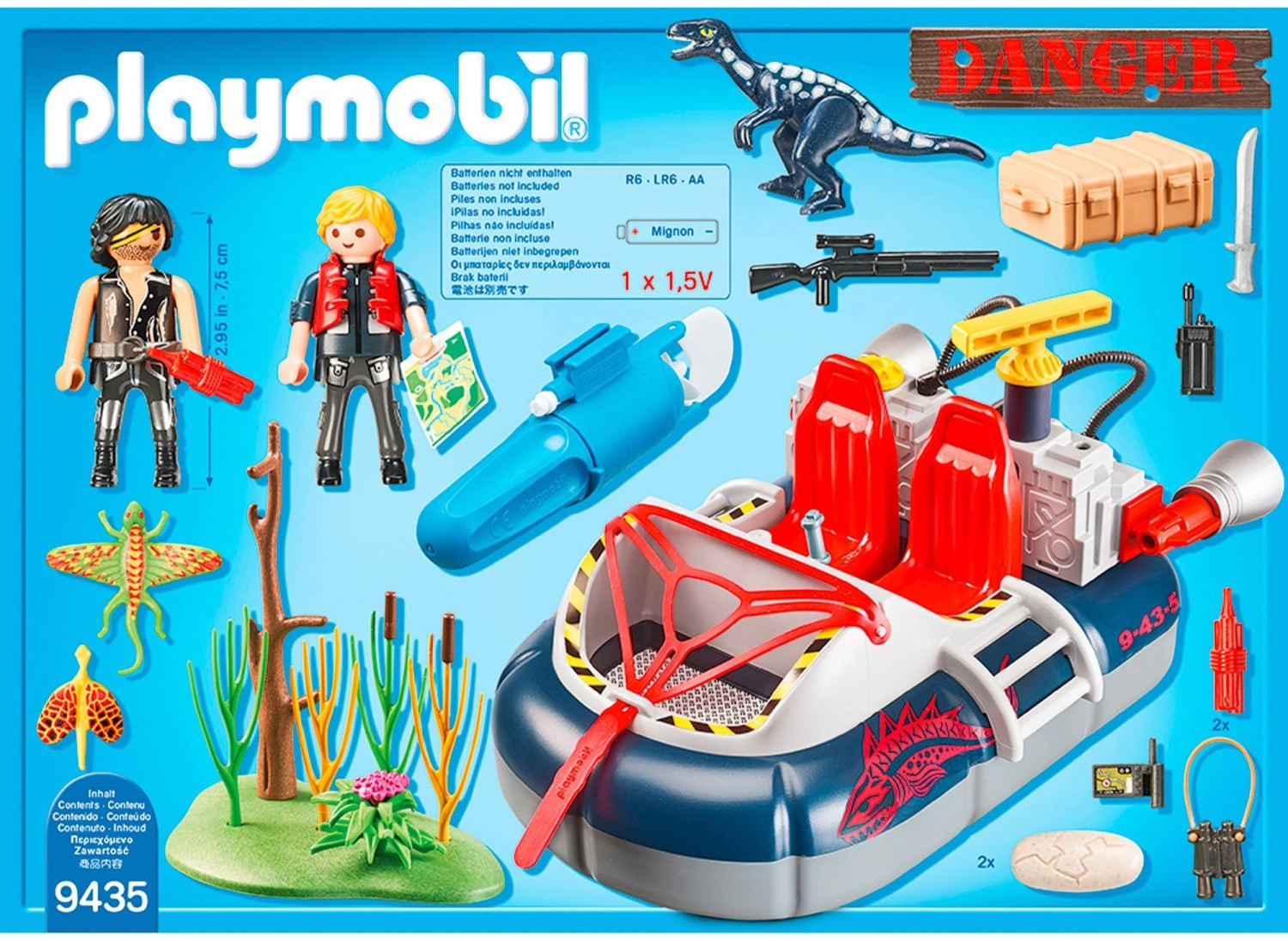 Playmobil - 9428 - Vacanciers avec Vedette et Moteur Submersible