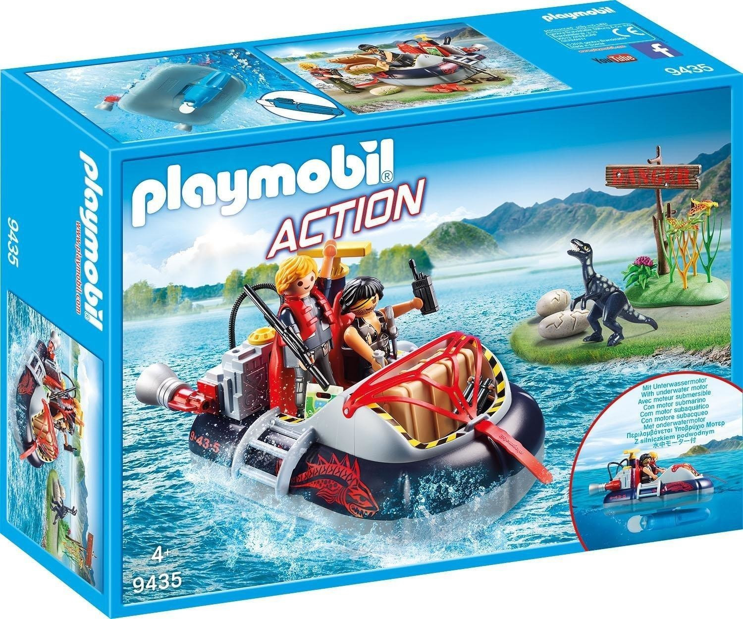 Playmobil - 9428 - Vacanciers avec Vedette et Moteur Submersible