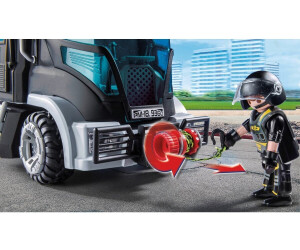 Soldes Playmobil Camion des policiers d'élite avec sirène et gyrophare  (9360) 2024 au meilleur prix sur