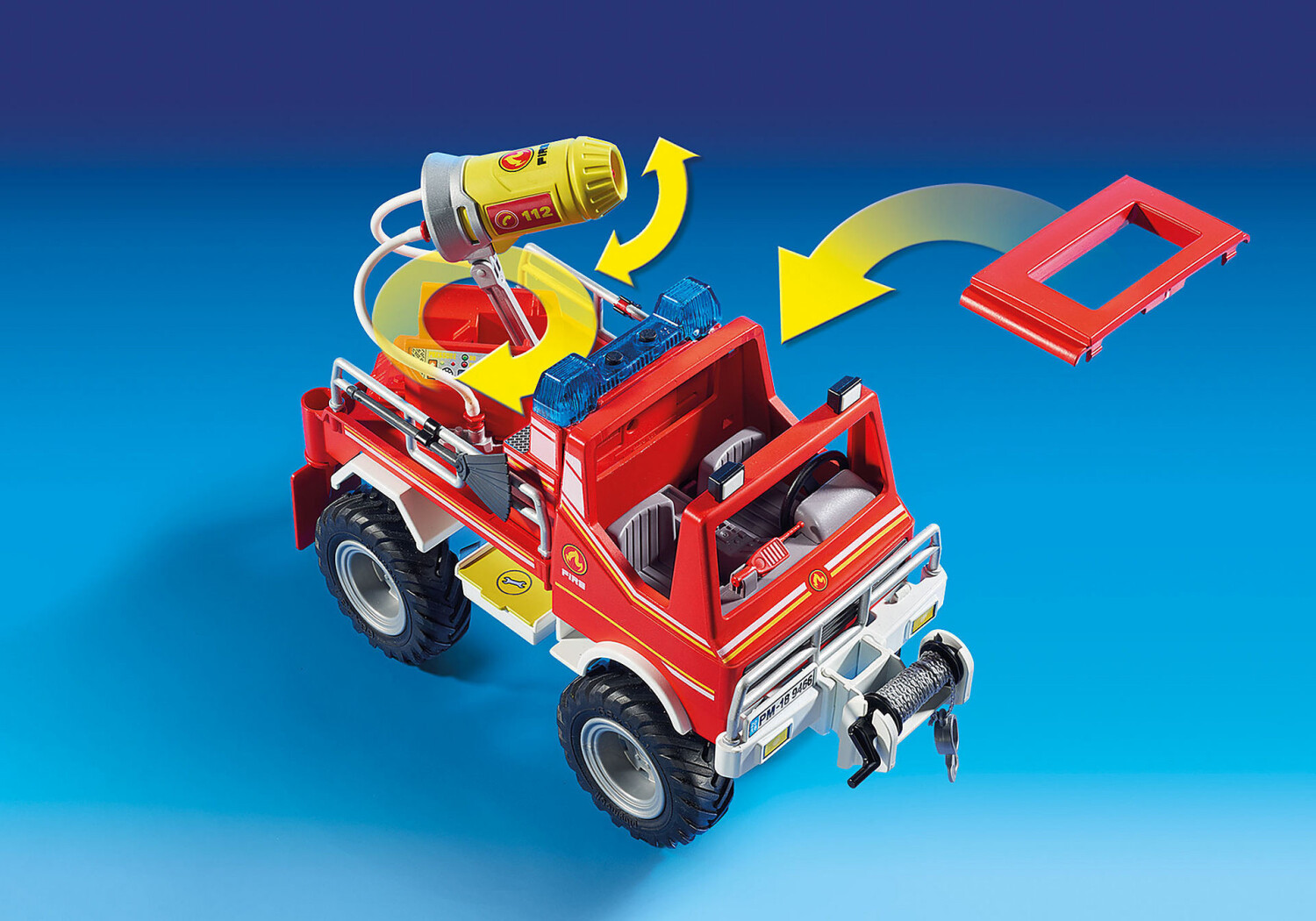 Todoterreno sales bomberos playmobil
