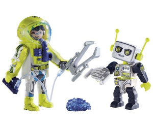 Playmobil Waffe Laser Pistole Silber Astronaut Roboter Weltraum Space 