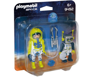 PLAYMOBIL 9492 Spielzeug-Duo Pack Astronaut und Roboter 
