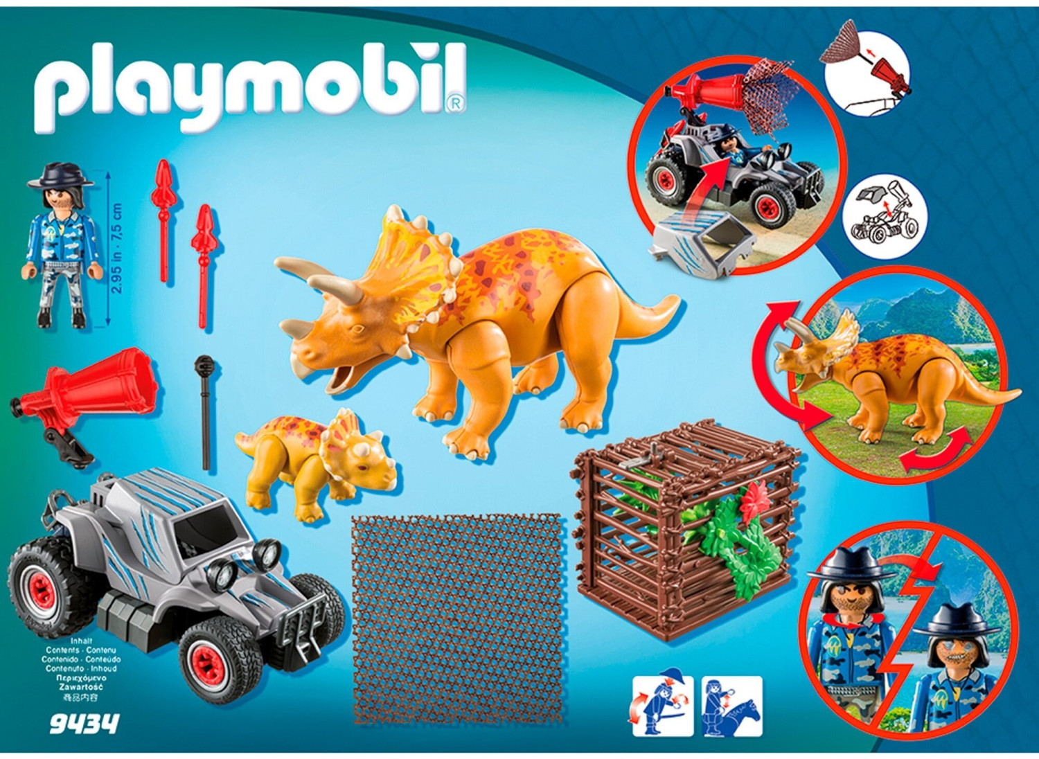 Playmobil Quad avec treuil et bandit (6879) au meilleur prix sur