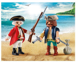 Playmobil 2 Figuren Pirat englischer Soldat 9446 ungeöffnete Originalverpackung 